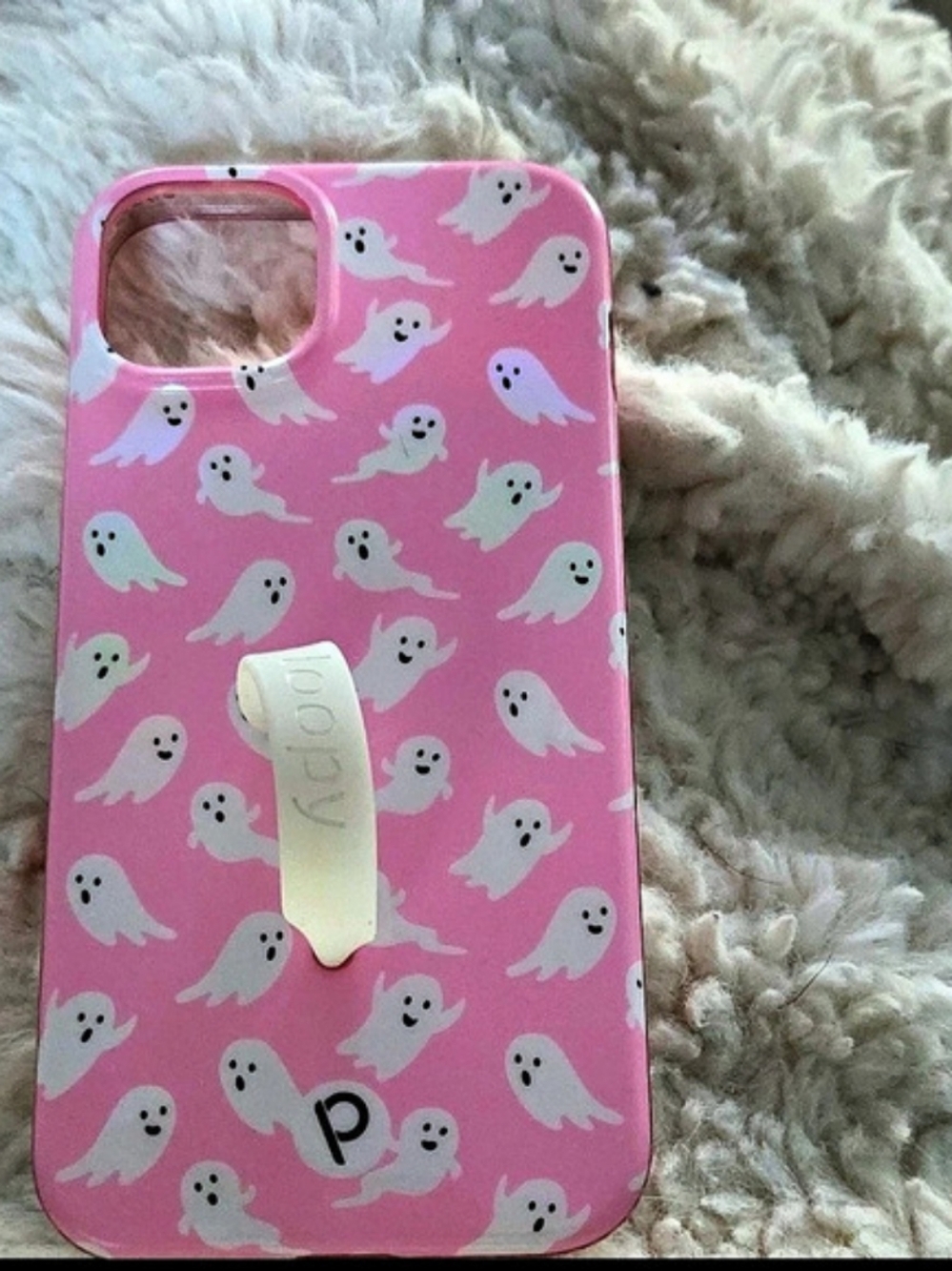 Loopy Pink Ghost Loopy Case Phone Case